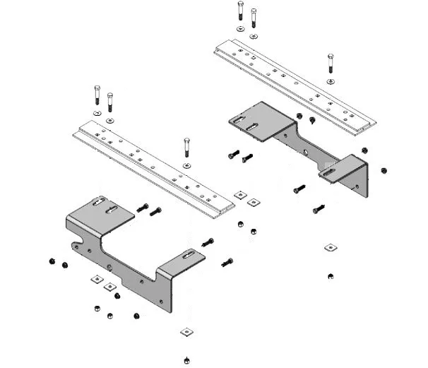 8553019 – DEMCO Fifth Wheel Trailer Hitch Mount Kit, Bracket Bolt-On Drilling Required